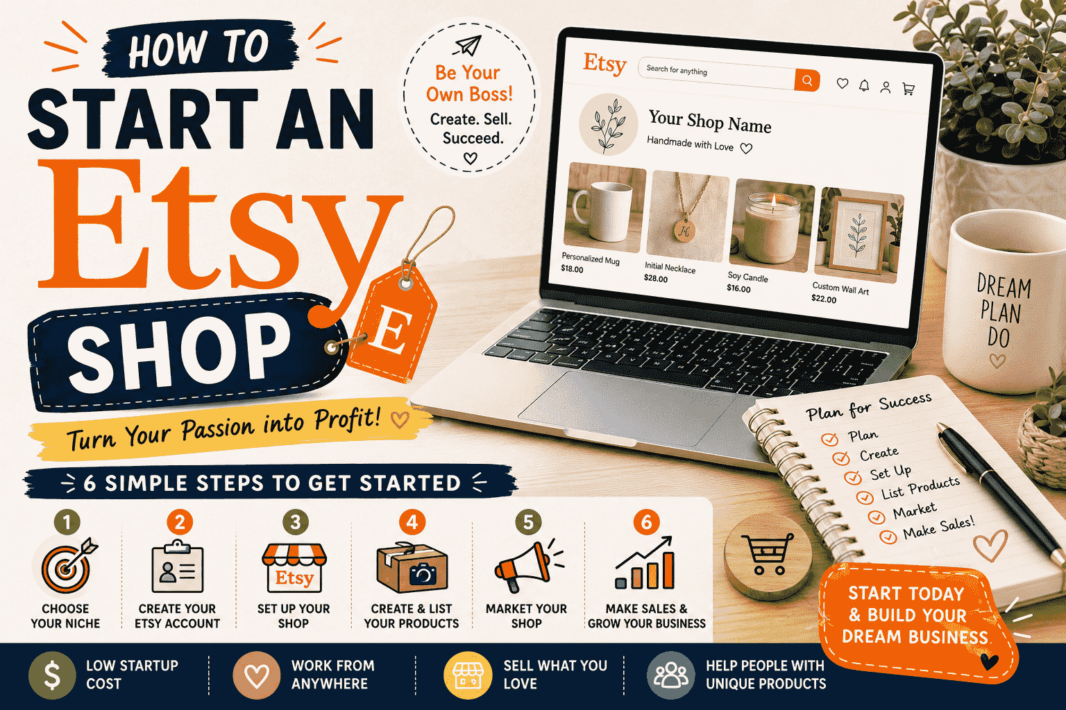 How to Start an Etsy Shop