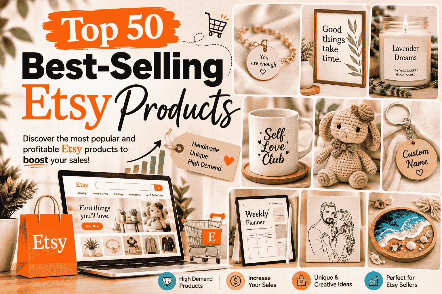 Top 50 Best-Selling Etsy Products